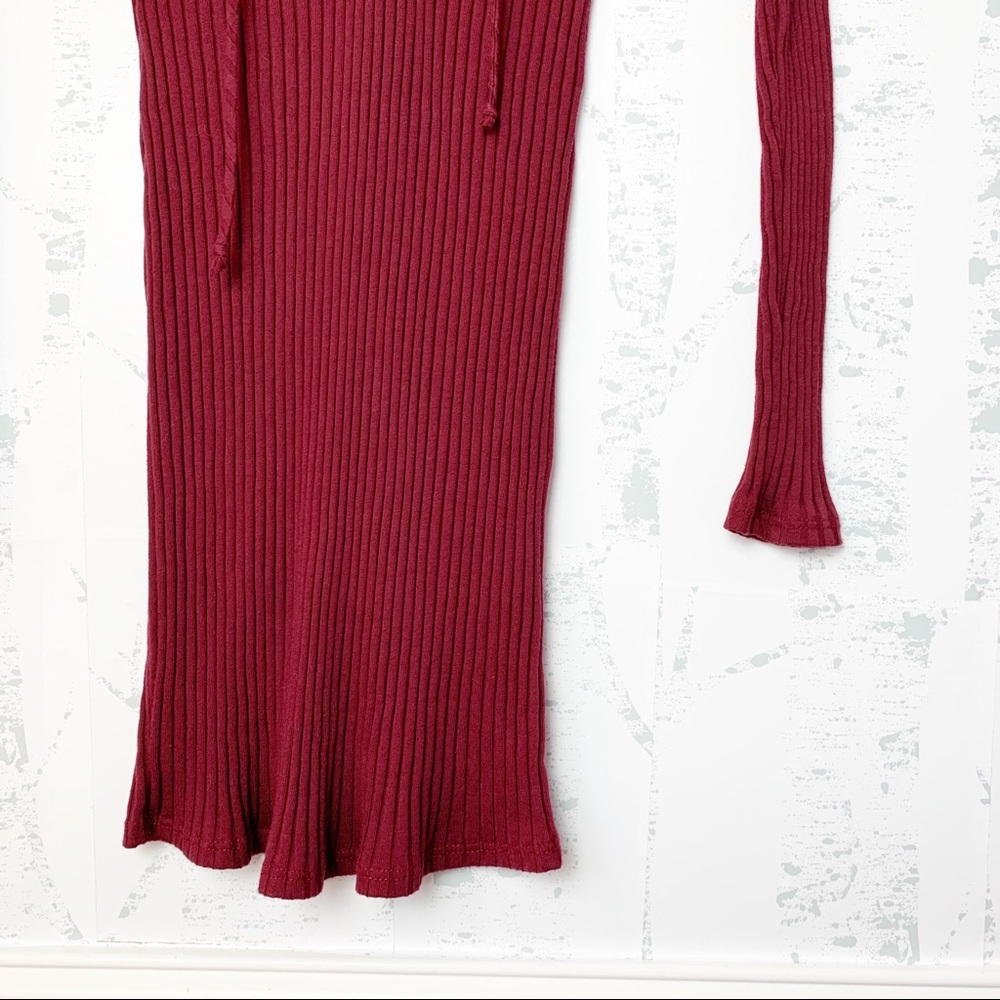 Kendall + Kylie Ribbed Lace Up Mini Dress - Picture 3 of 7